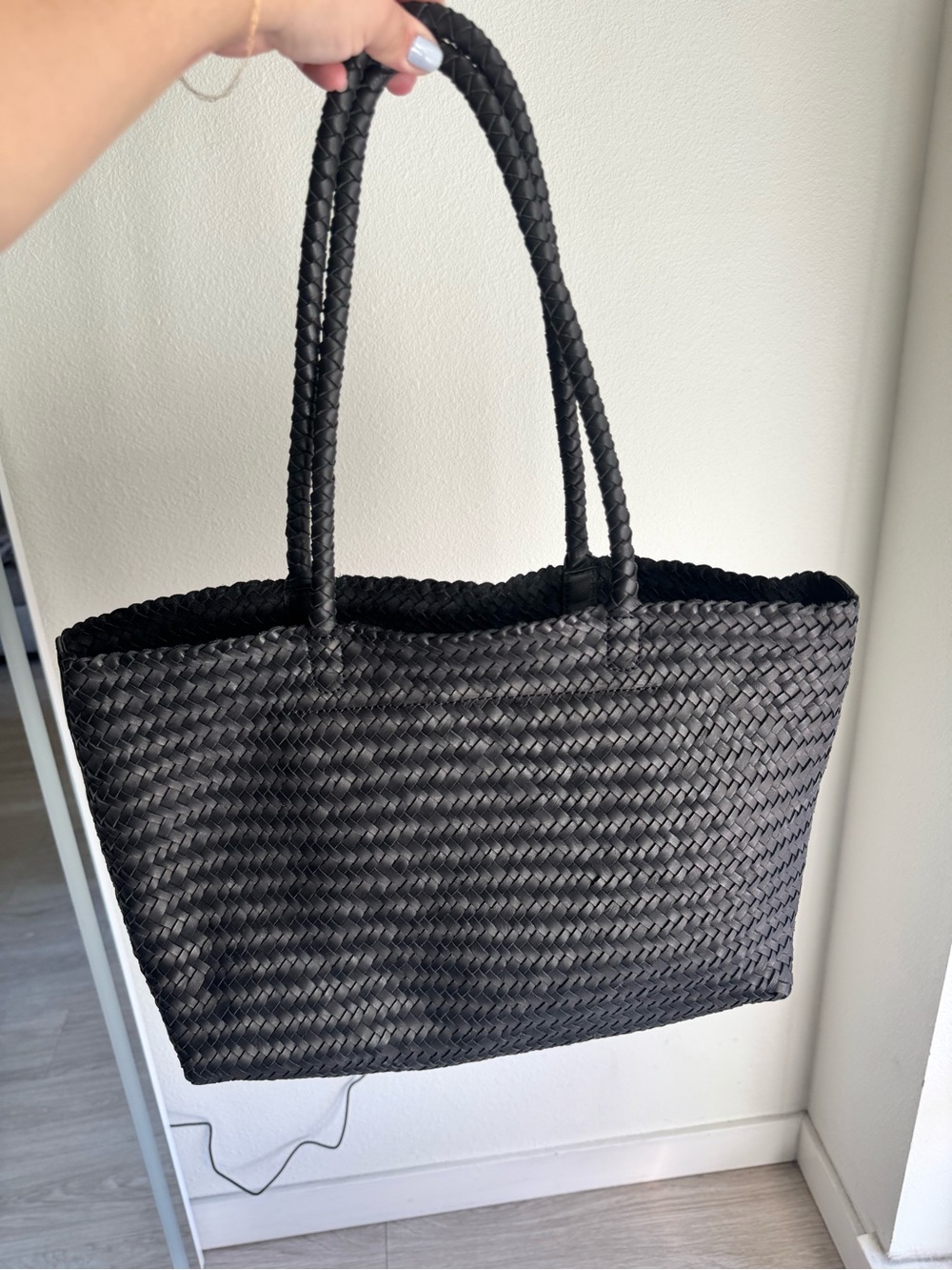 Madewell-The Signature Woven Tote (Black)